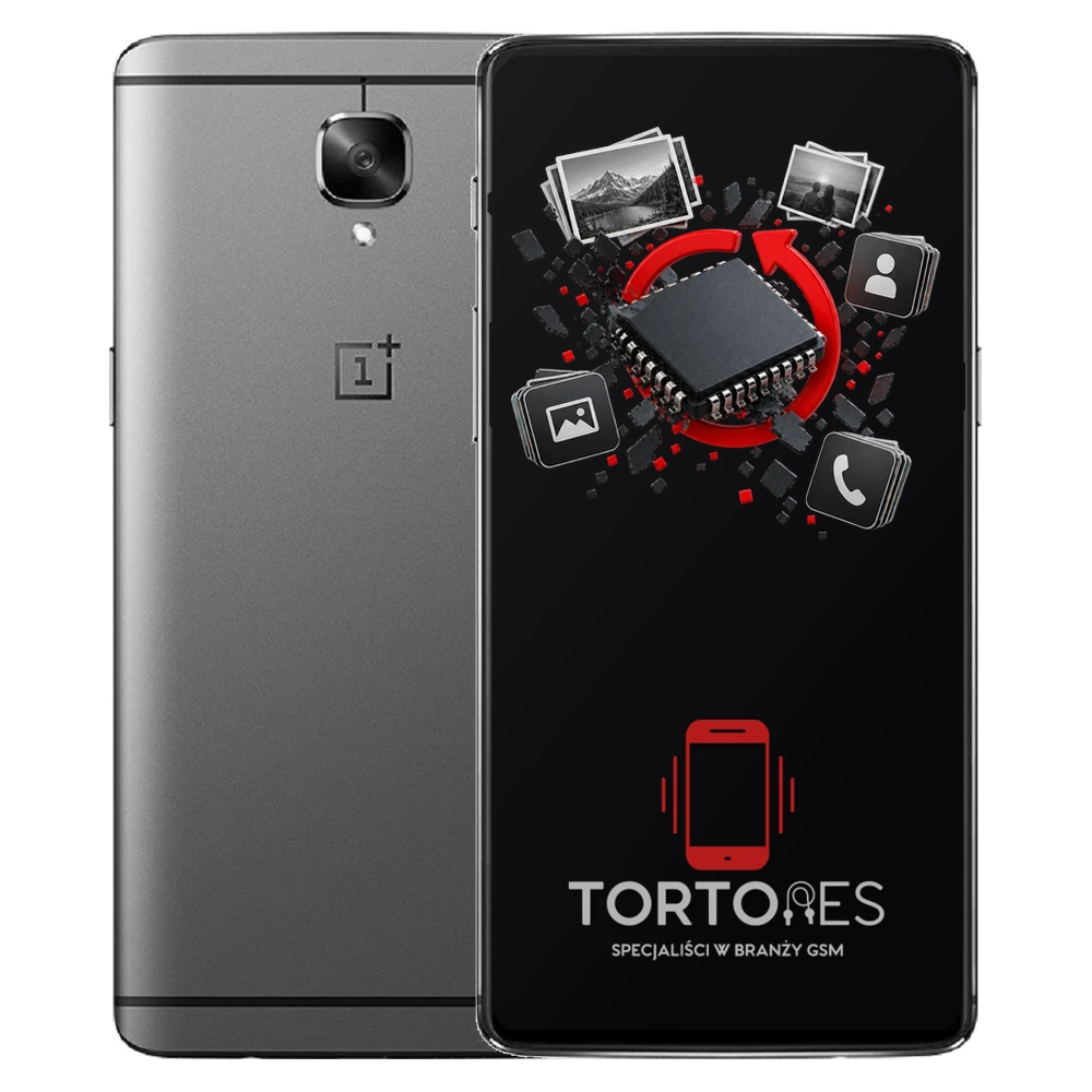 OnePlus 3T z ilustracją odzyskiwania danych - odzyskiwanie danych