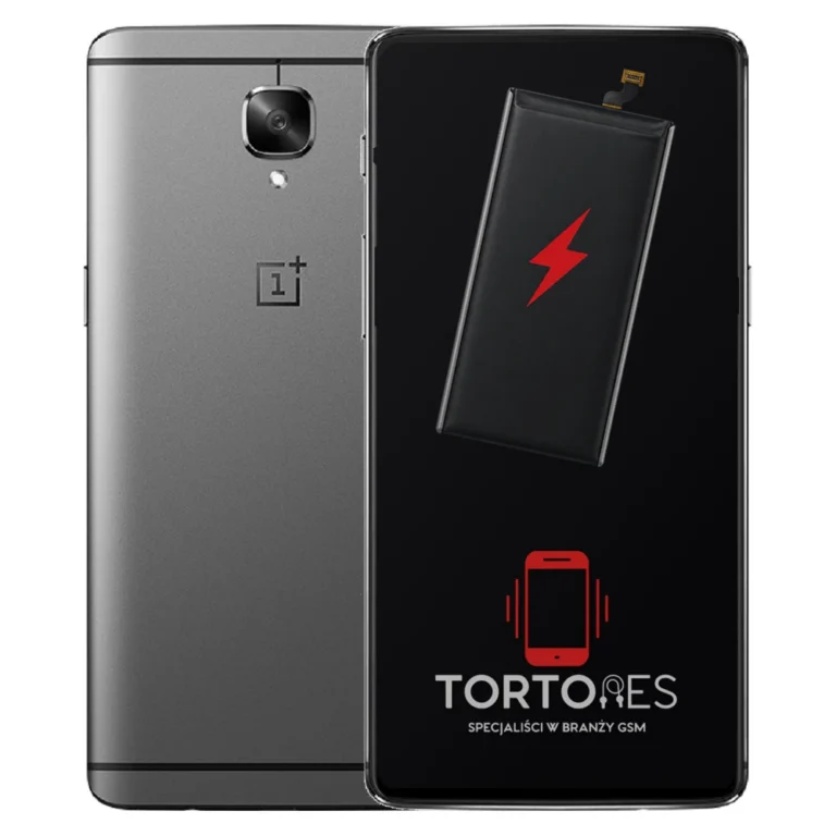 OnePlus 3T z ilustracją baterii - wymiana baterii
