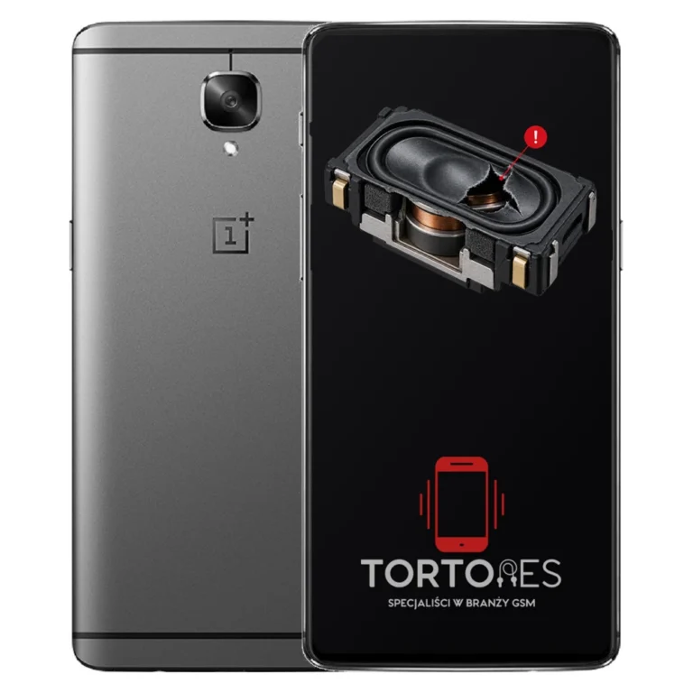 OnePlus 3T z symbolem głośnika multimedialnego - wymiana głośnika multimedialnego