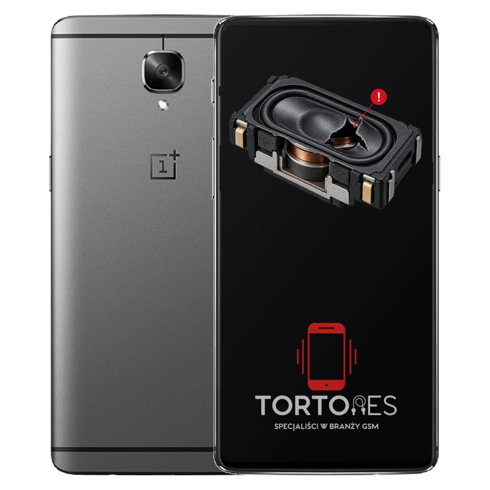 OnePlus 3T z symbolem głośnika multimedialnego - wymiana głośnika multimedialnego