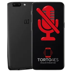 OnePlus 5 z symbolem mikrofonu - naprawa mikrofonu