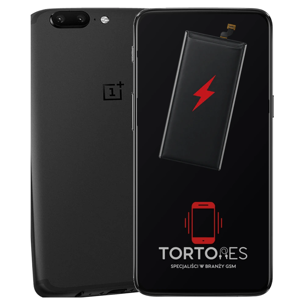 OnePlus 5 z ilustracją baterii - wymiana baterii
