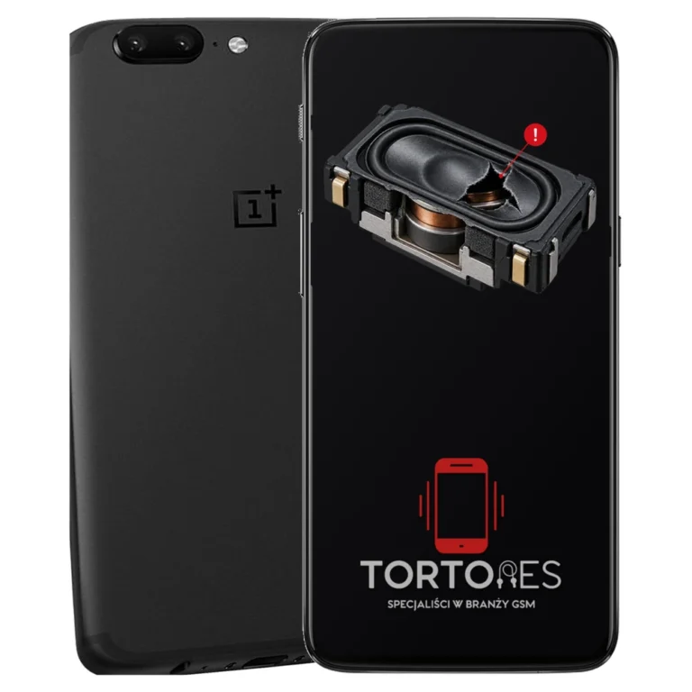 OnePlus 5 z symbolem głośnika multimedialnego - wymiana głośnika multimedialnego