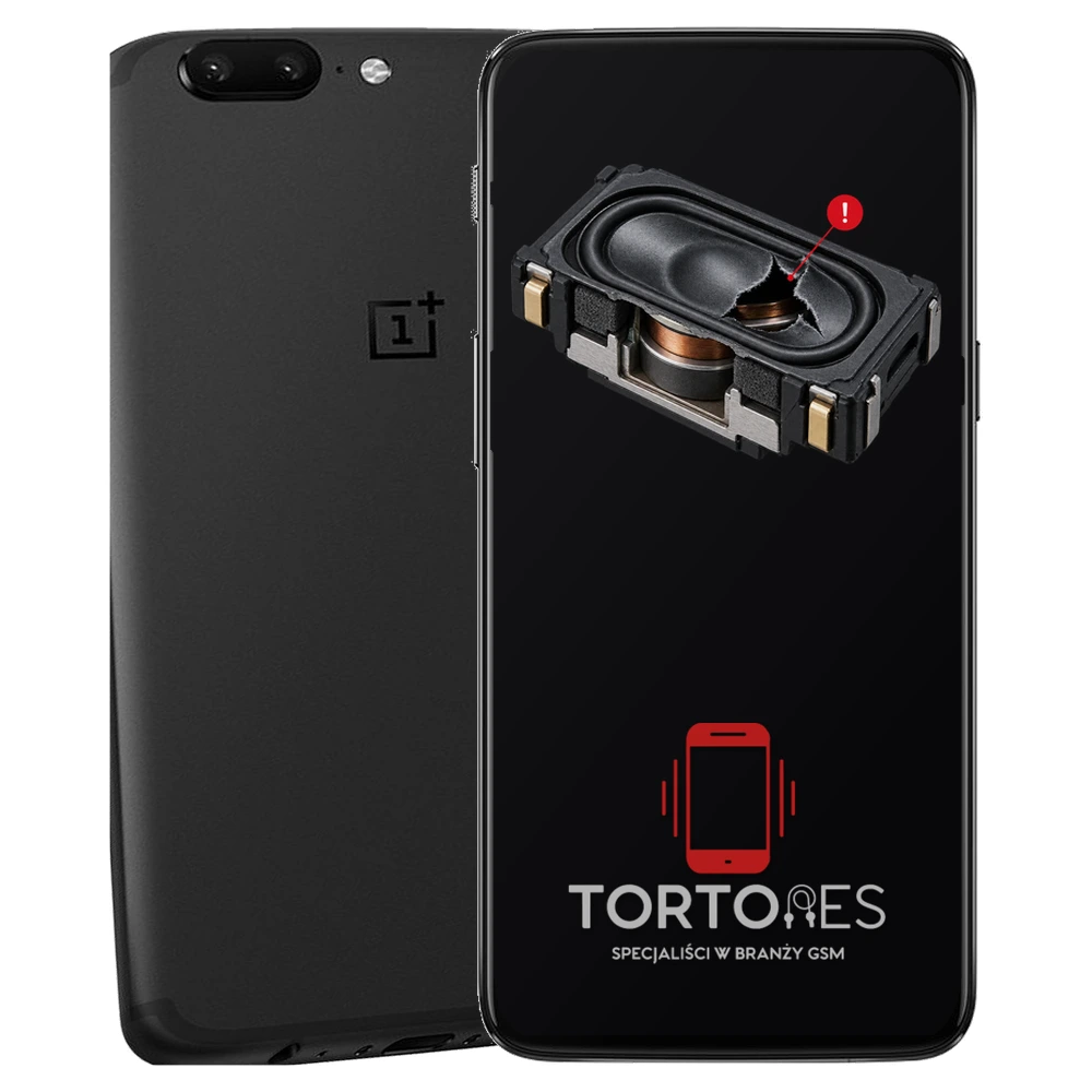 OnePlus 5 z symbolem głośnika multimedialnego - wymiana głośnika multimedialnego