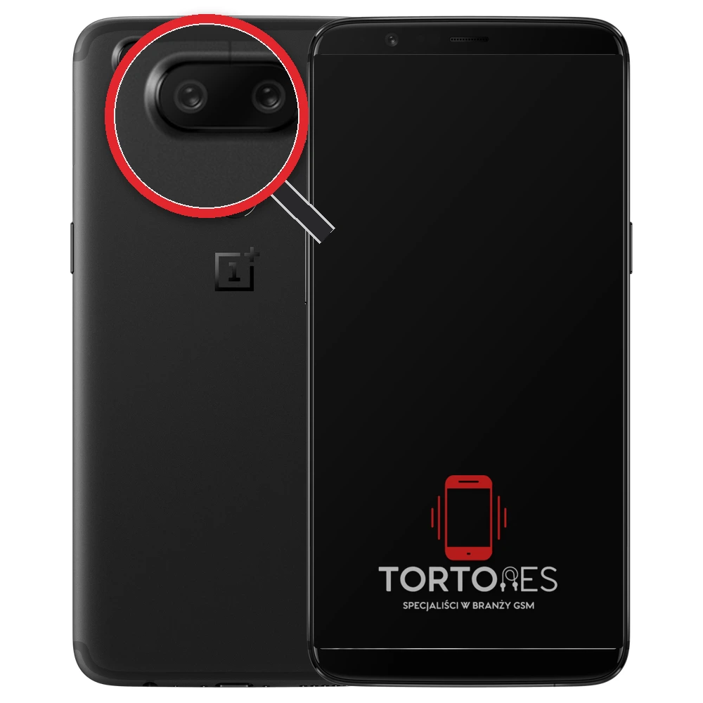 OnePlus 5T z lupą na tylnych aparatach - wymiana tylnej kamery