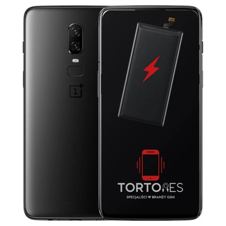 OnePlus 6 z ilustracją baterii - wymiana baterii
