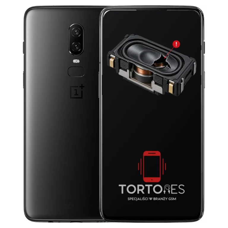OnePlus 6 z symbolem głośnika multimedialnego - wymiana głośnika multimedialnego
