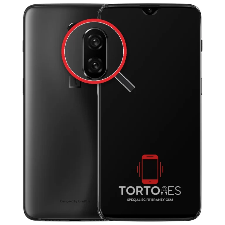 OnePlus 6T z lupą na tylnych aparatach - wymiana tylnej kamery