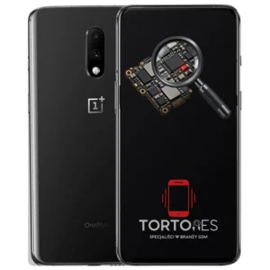 OnePlus 7 z symbolem diagnostyki - diagnoza telefonu