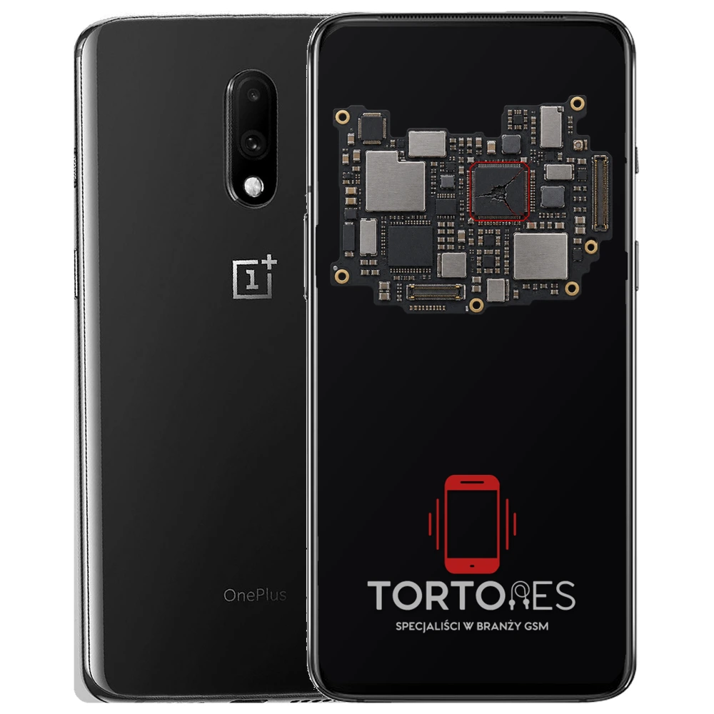 OnePlus 7 z ilustracją płyty głównej - naprawa płyty głównej