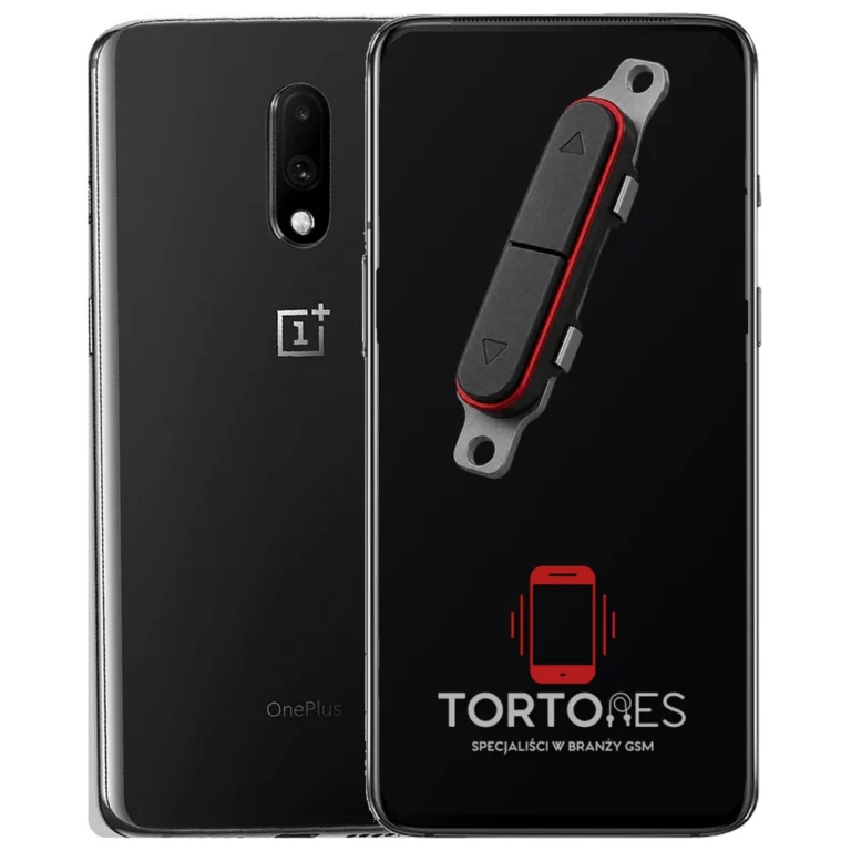 OnePlus 7 z symbolem przycisków - naprawa przycisków włączania i głośności
