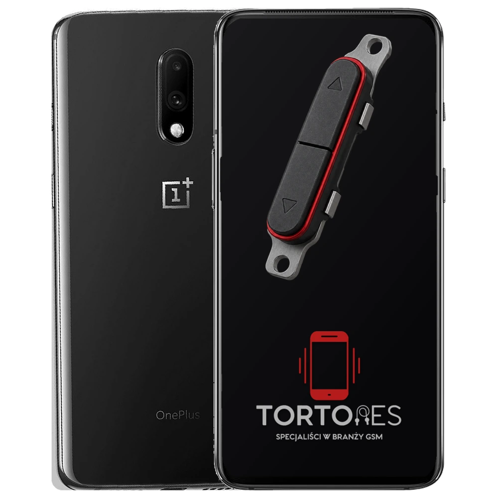 OnePlus 7 z symbolem przycisków - naprawa przycisków włączania i głośności