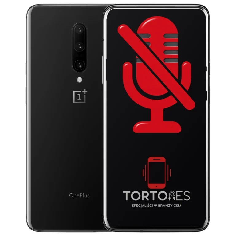 OnePlus 7 Pro z symbolem mikrofonu - naprawa mikrofonu