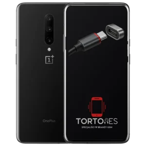 OnePlus 7 Pro z ilustracją złącza ładowania - naprawa złącza ładowania