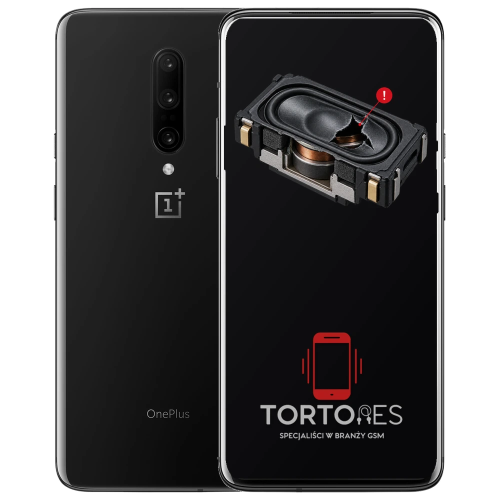 OnePlus 7 Pro z symbolem głośnika multimedialnego - wymiana głośnika multimedialnego