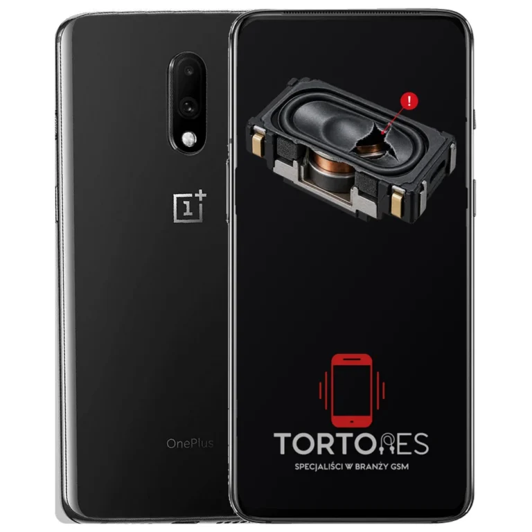 OnePlus 7 z symbolem głośnika multimedialnego - wymiana głośnika multimedialnego