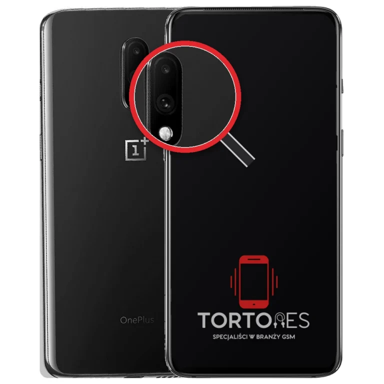 OnePlus 7 z lupą na tylnych aparatach - wymiana tylnej kamery
