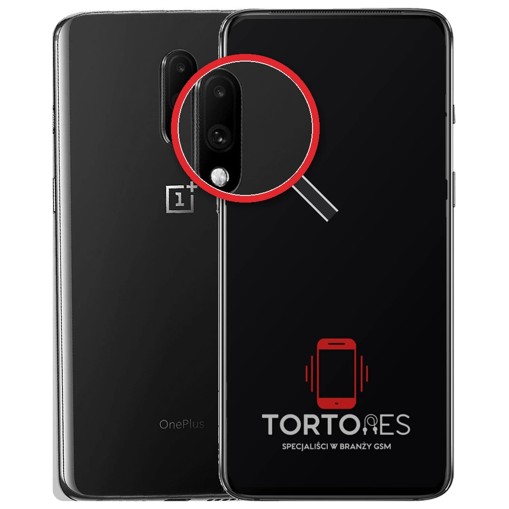 OnePlus 7 z lupą na tylnych aparatach - wymiana tylnej kamery
