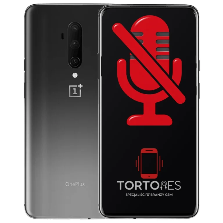 OnePlus 7T Pro z symbolem mikrofonu - naprawa mikrofonu