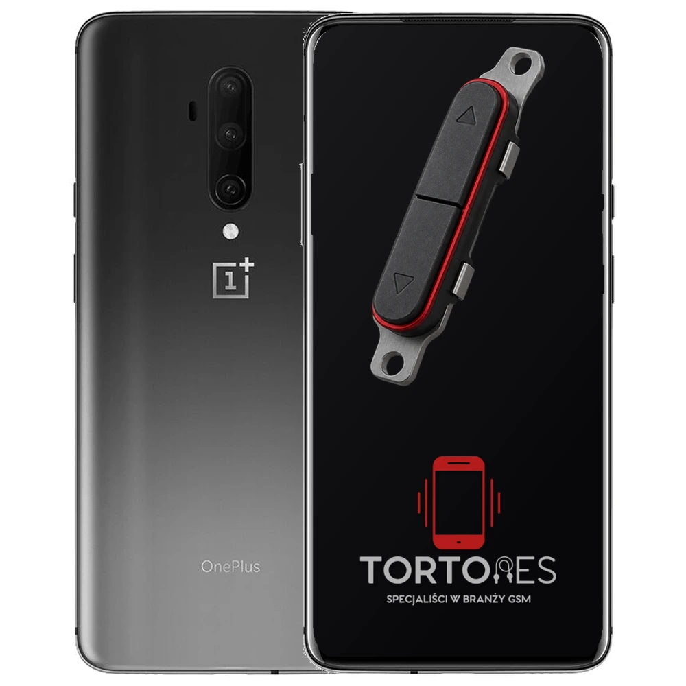 OnePlus 7T Pro z symbolem przycisków - naprawa przycisków włączania i głośności
