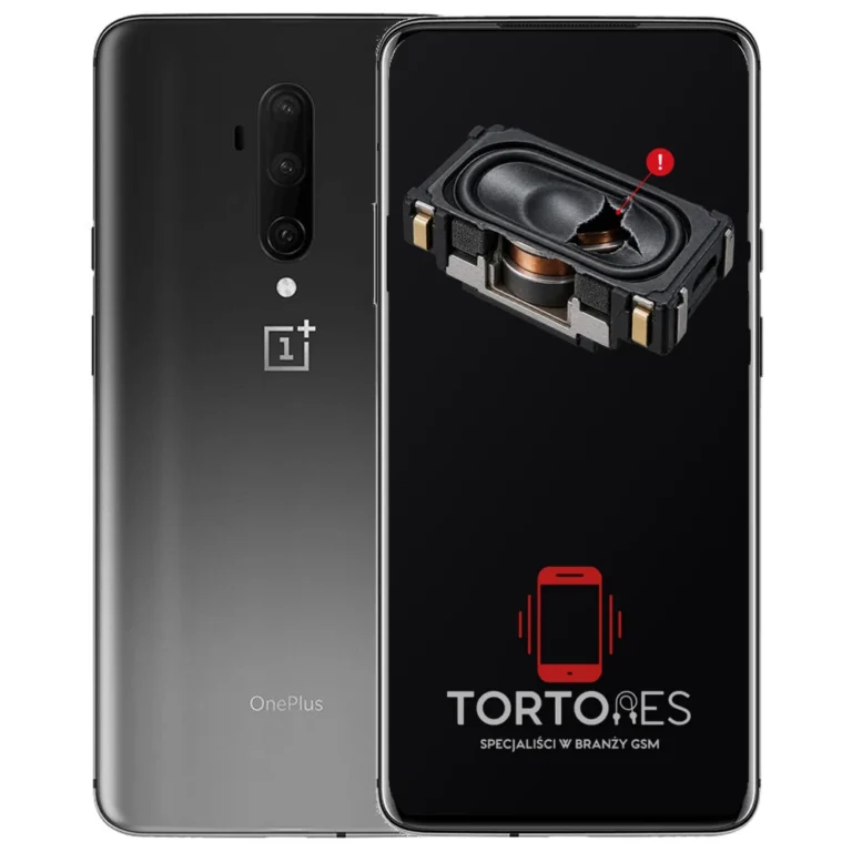 OnePlus 7T Pro z symbolem głośnika multimedialnego - wymiana głośnika multimedialnego
