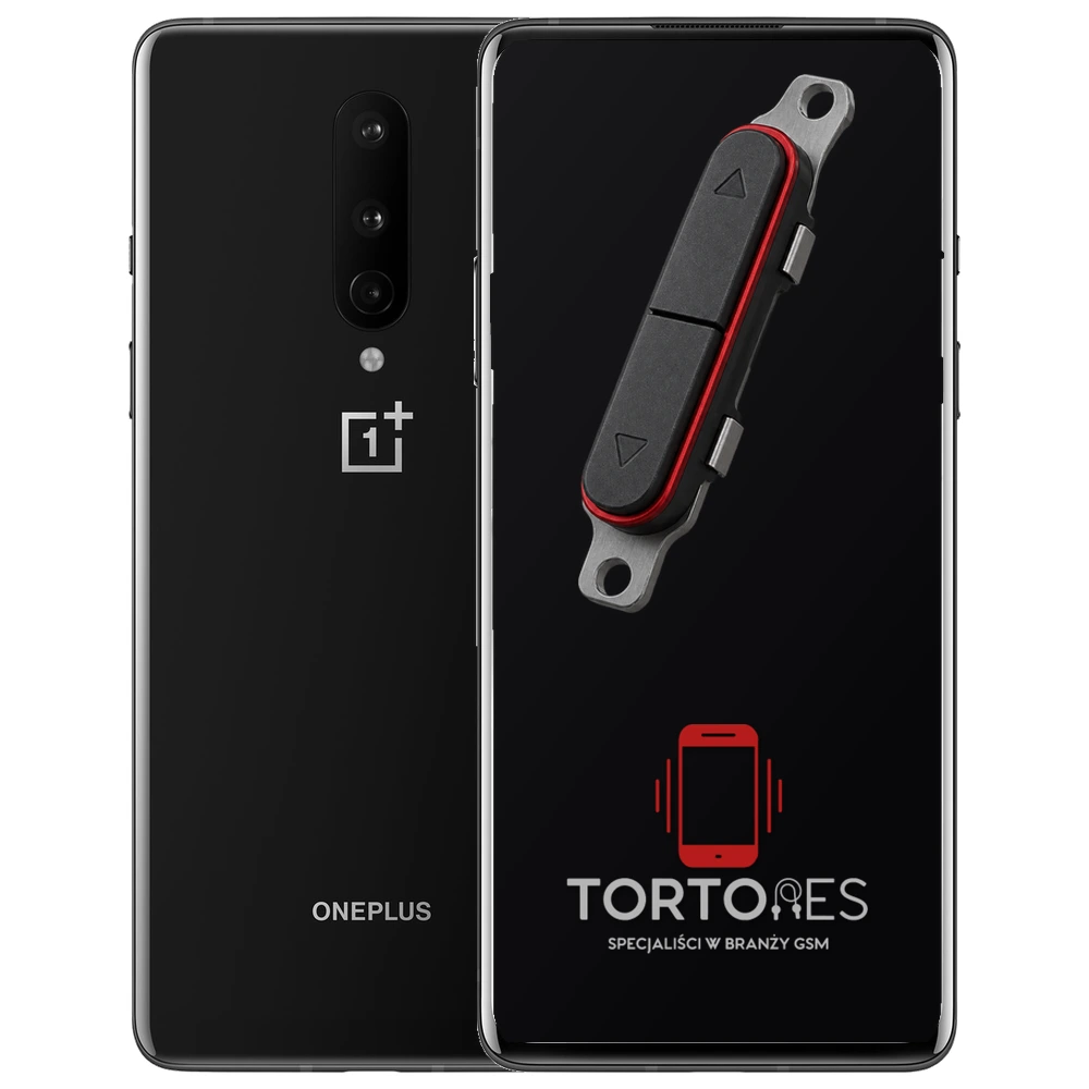 OnePlus 8 z symbolem przycisków - naprawa przycisków włączania i głośności