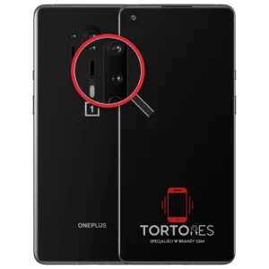 OnePlus 8 Pro z lupą na tylnych aparatach - wymiana tylnej kamery