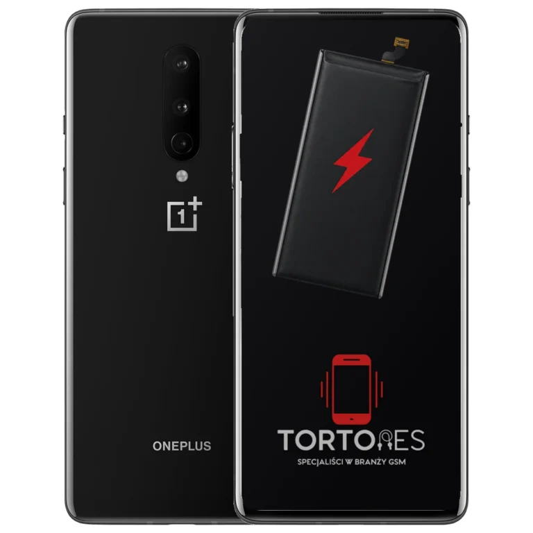 OnePlus 8 z ilustracją baterii - wymiana baterii