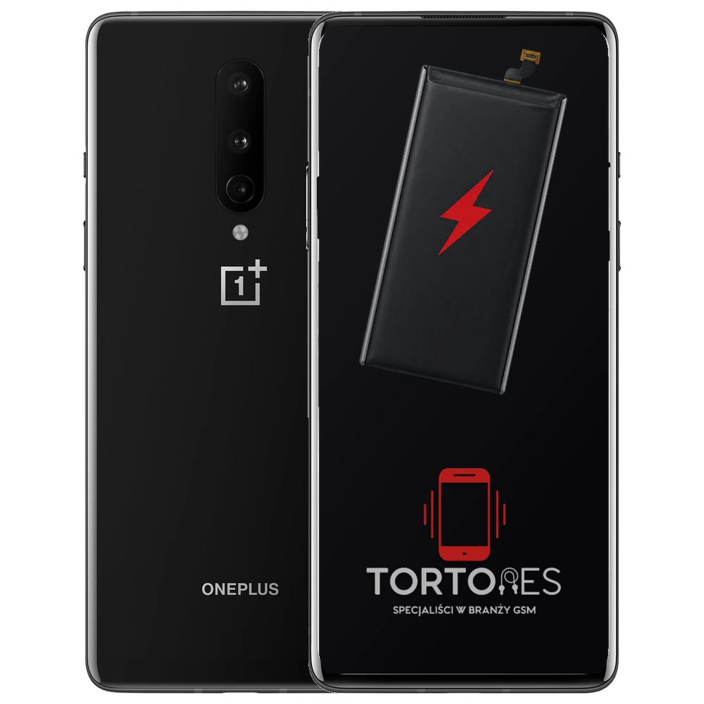 OnePlus 8 z ilustracją baterii - wymiana baterii