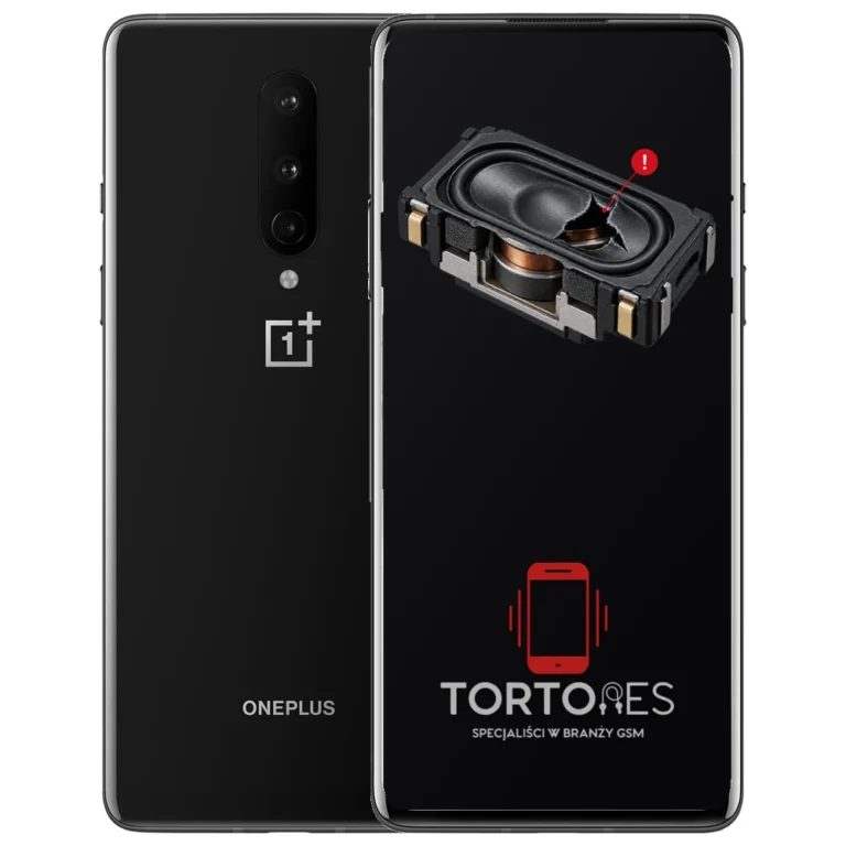 OnePlus 8 z symbolem głośnika multimedialnego - wymiana głośnika multimedialnego