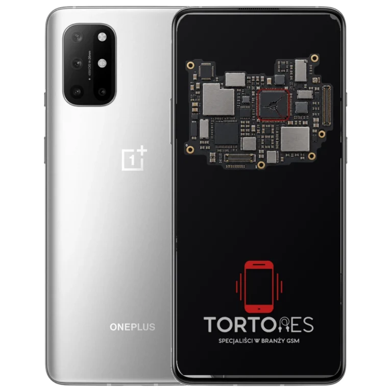 OnePlus 8T z ilustracją płyty głównej - naprawa płyty głównej