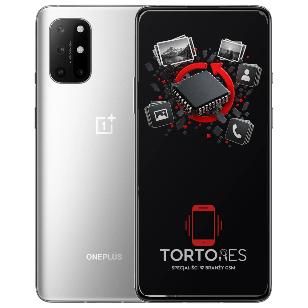 OnePlus 8T z ilustracją odzyskiwania danych - odzyskiwanie danych