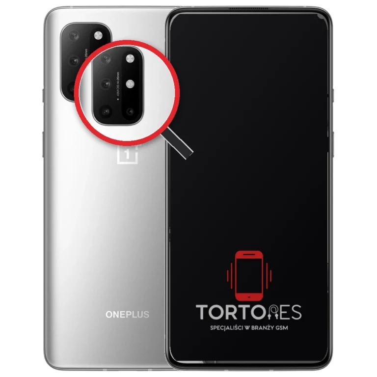 OnePlus 8T z lupą na tylnych aparatach - wymiana tylnej kamery