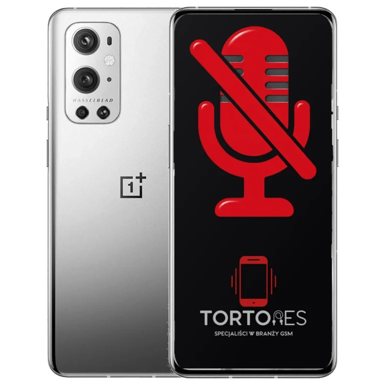 OnePlus 9 Pro z symbolem mikrofonu - naprawa mikrofonu