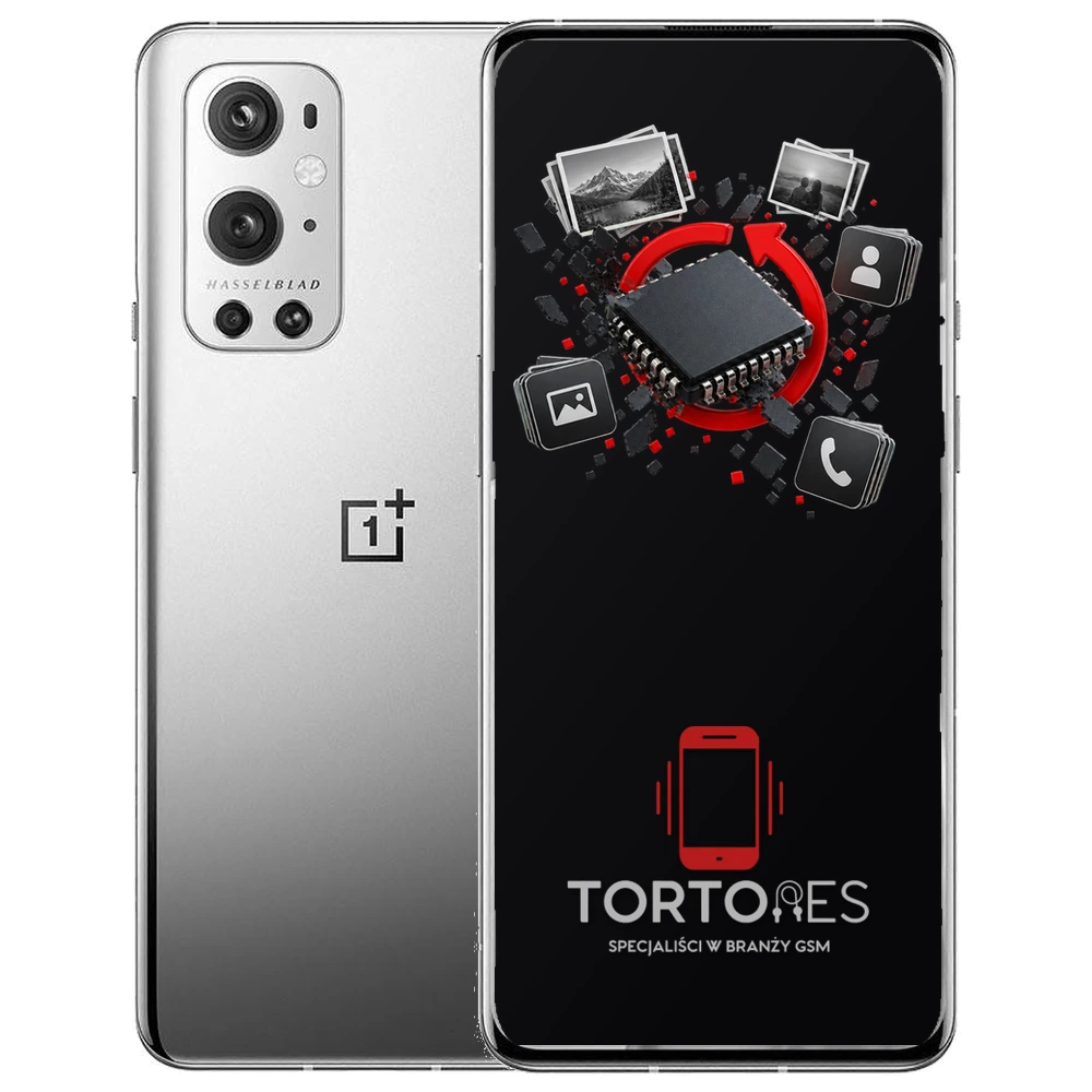 OnePlus 9 Pro z ilustracją odzyskiwania danych - odzyskiwanie danych