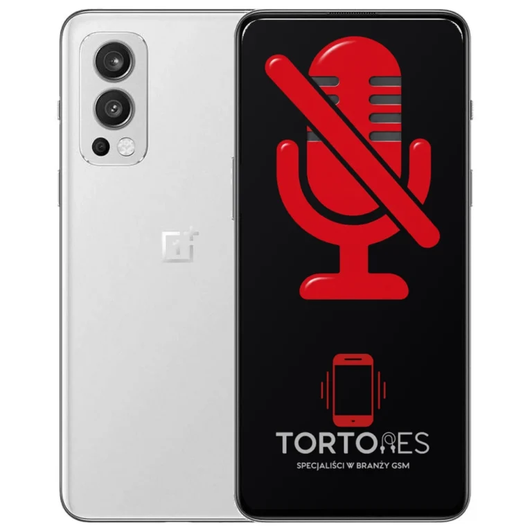 OnePlus Nord 2 5G z symbolem mikrofonu - naprawa mikrofonu