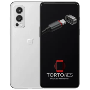 OnePlus Nord 2 5G z ilustracją złącza ładowania - naprawa złącza ładowania