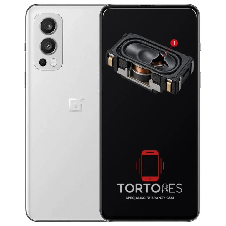OnePlus Nord 2 5G z symbolem głośnika multimedialnego - wymiana głośnika multimedialnego