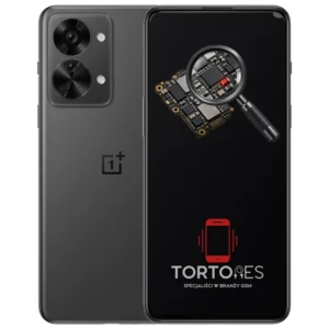 OnePlus Nord 2T 5G z symbolem diagnostyki - diagnoza telefonu
