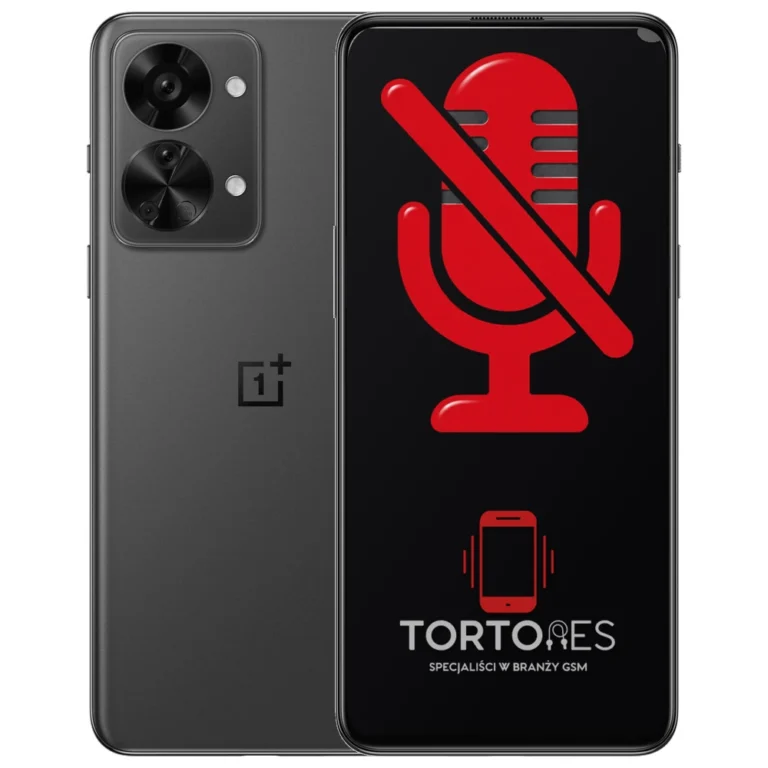 OnePlus Nord 2T 5G z symbolem mikrofonu - naprawa mikrofonu