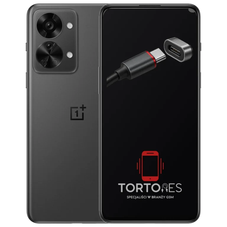 OnePlus Nord 2T 5G z ilustracją złącza ładowania - naprawa złącza ładowania
