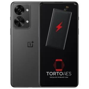 OnePlus Nord 2T 5G z ilustracją baterii - wymiana baterii