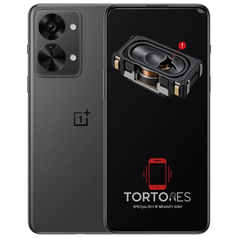 OnePlus Nord 2T 5G z symbolem głośnika multimedialnego - wymiana głośnika multimedialnego