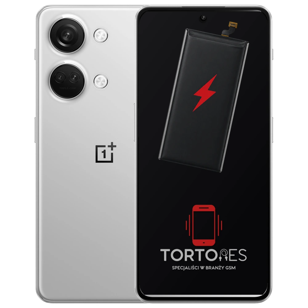 OnePlus Nord 3 5G z ilustracją baterii - wymiana baterii