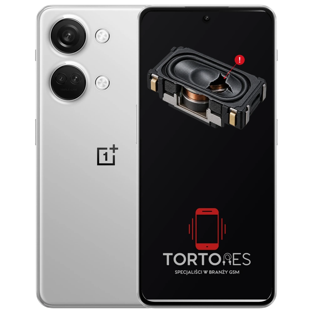OnePlus Nord 3 5G z symbolem głośnika multimedialnego - wymiana głośnika multimedialnego