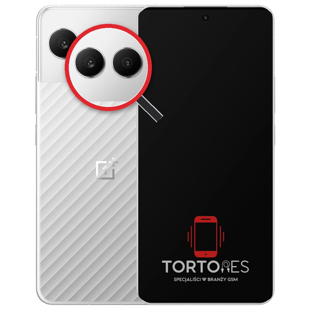 OnePlus Nord 4 z lupą na tylnych aparatach - wymiana tylnej kamery