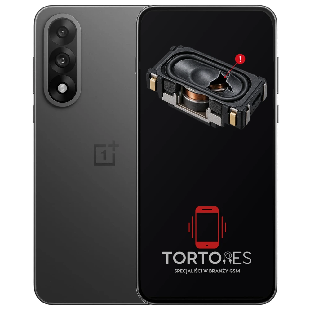 OnePlus Nord 5 z symbolem głośnika multimedialnego - wymiana głośnika multimedialnego