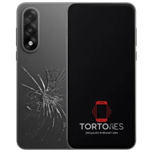 OnePlus Nord 5 z ilustracją pękniętej tylnej klapki - wymiana zbitej klapki