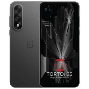 OnePlus Nord 5 z ilustracją pękniętego wyświetlacza - wymiana zbitego wyświetlacza
