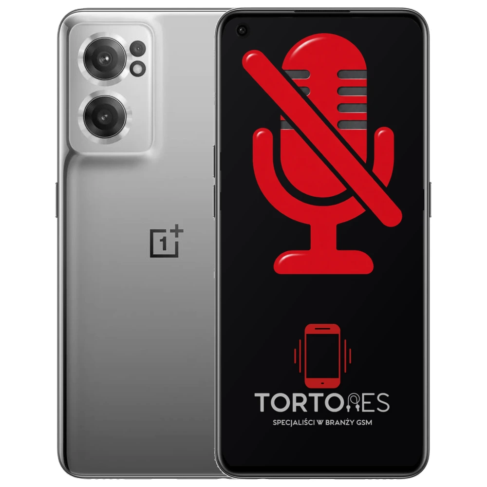 OnePlus Nord CE 2 5G z symbolem mikrofonu - naprawa mikrofonu